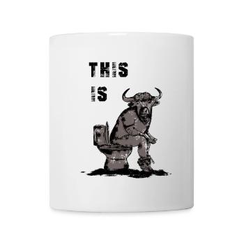 This is bullshit - Mug - white - Front