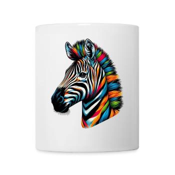 Zebra - Tasse - Weiß - Vorne