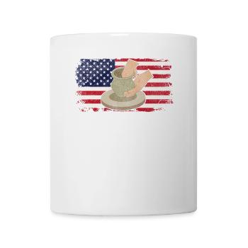 Pottery Ceramics Artist American - Tasse - Weiß - Vorne