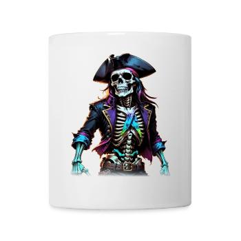 Pirate Skeleton Illustration - Mug - white - Front