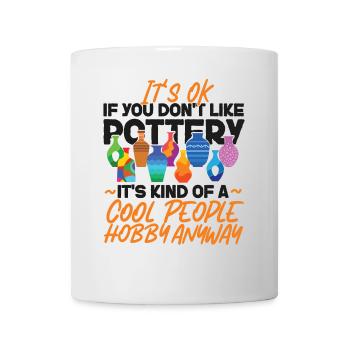 Poterie Céramiste Artiste C’est OK Si - Mug blanc - blanc - Devant