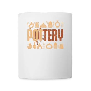 Pottery Ceramics Artist Pottery - Mug - white - Front