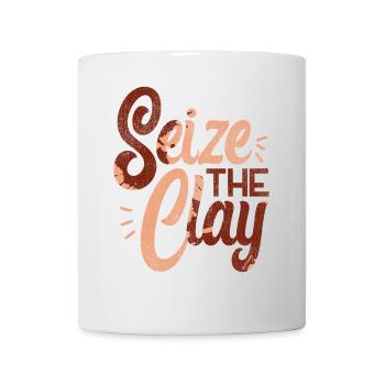 Pottery Ceramics Artist Pun Seize - Mug - white - Front