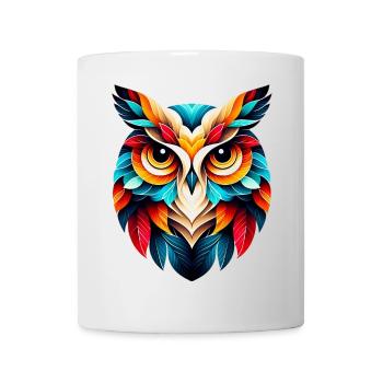 Hibou - Mug blanc - blanc - Devant