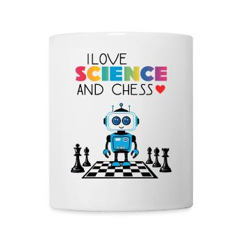 Science and Chess - Mug - white - Front