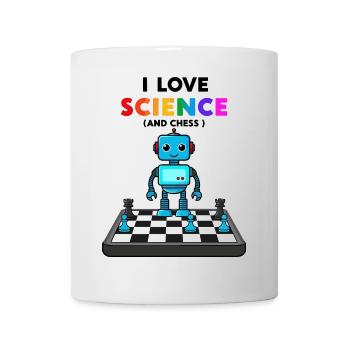 Science and Chess - Mug - white - Front