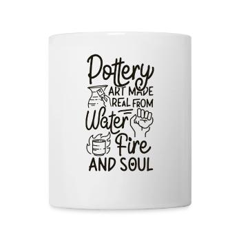 Pottery Ceramics Artist Pottery - Mug - white - Front