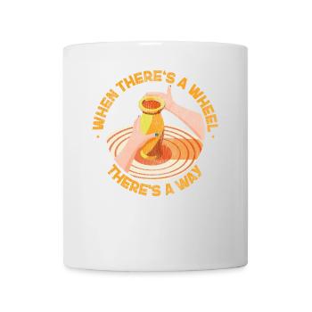 Poterie Céramique Artiste Où - Mug blanc - blanc - Devant