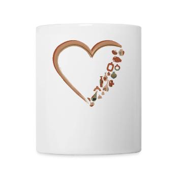 Pottery Ceramics Artist Heart - Mug - white - Front