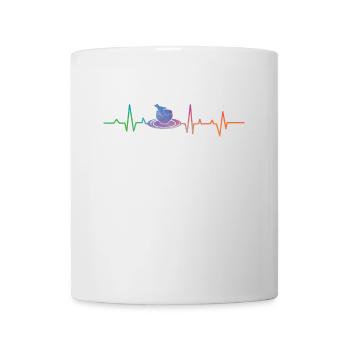 Pottery Ceramics Artist Heartbeat - Mug - white - Front