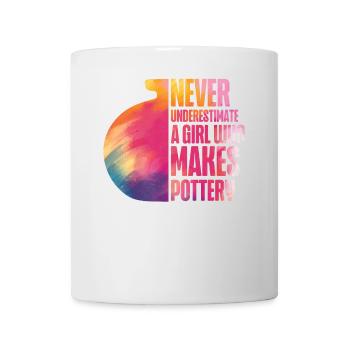 Pottery Ceramics Artist Watercolor - Mug - white - Front