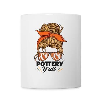 Pottery Ceramics Artist Girl - Mug - white - Front