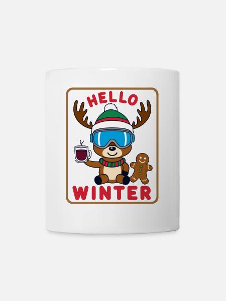 Cute Reindeer - Mug - white