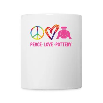 Pottery Ceramics Artist Tie Dye - Mug - white - Front