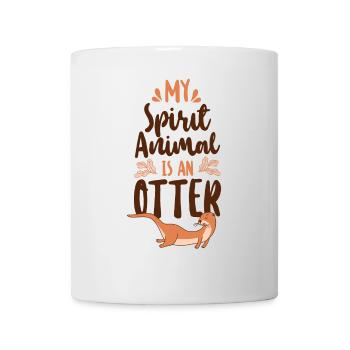 Otter My Spirit Animal Is An Otter - Mug - white - Front
