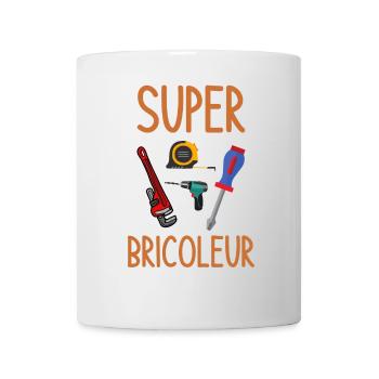 Super Bricoleur Outils Vintage - Mug blanc - blanc - Devant