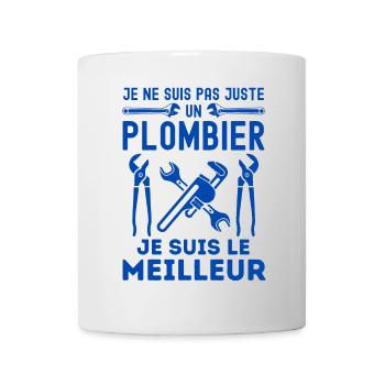 Meilleur plombier - Mug blanc - blanc - Devant