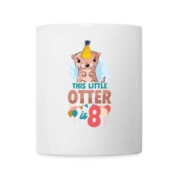 Anniversaire de la loutre Cette petite loutre - Mug blanc - blanc - Devant