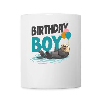 Otter Birthday Boy Birthday Boy - Tasse - Weiß - Vorne