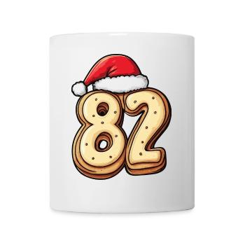 82 Number Christmas Cookie - Mug - white - Front