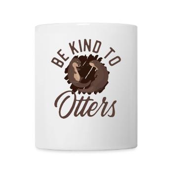 Otter Pun Be Kind To Otters - Mug - white - Front