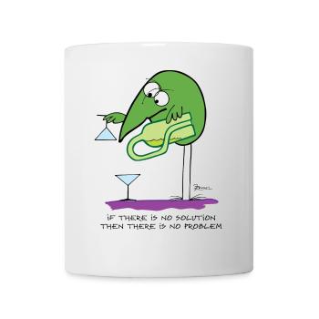 If there is no solution... (English version) - Mug - white - Front