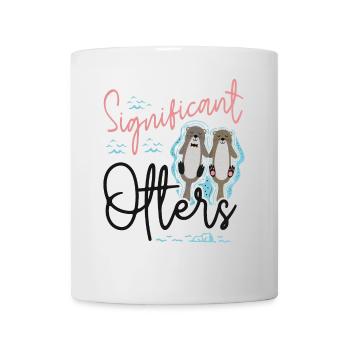 Otter Pun Significant Otter - Tasse - Weiß - Vorne