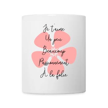 VALENTINE'S DAY. Bachelorette party. I LOVE YOU. I LOVE YOU. LOVE - Mug - white - Front
