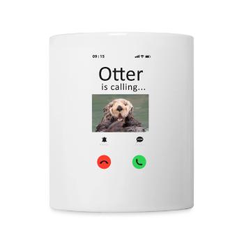 Otter Phone Display Otter Is - Mug - white - Front