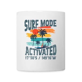 Surf mode activated - Mug - white - Front