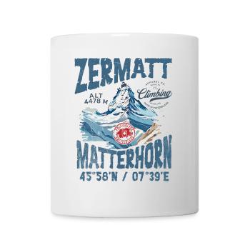 Zermatter Klettern 2 - Tasse - Weiß - Vorne