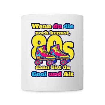 Rollschuhe - Tasse - Weiß - Vorne