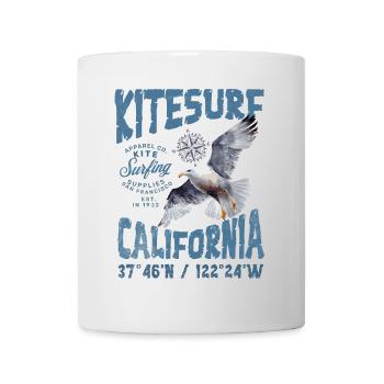 Kitesurf en Californie - Mug blanc - blanc - Devant