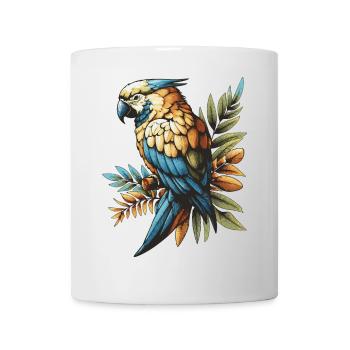 Papagai - Tasse - Weiß - Vorne