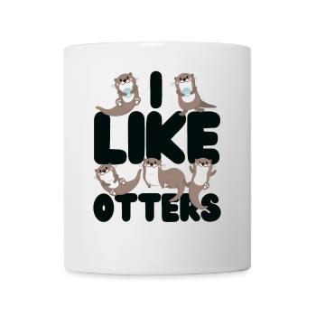 Otter I Like Otters - Mug - white - Front