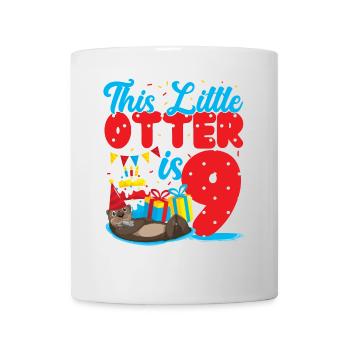 Anniversaire de la loutre Cette petite loutre - Mug blanc - blanc - Devant