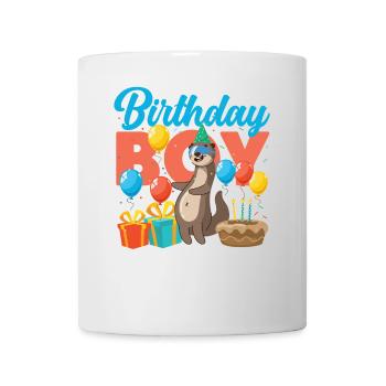 Otter Birthday Boy Birthday Boy - Tasse - Weiß - Vorne