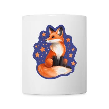 Fox and Stars - Mug - white - Front