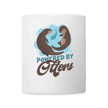 Otter Powered By Otters - Mug - white - Front
