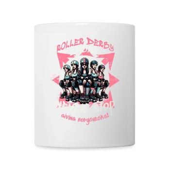 Roller Derby Trupp - Tasse - Weiß - Vorne
