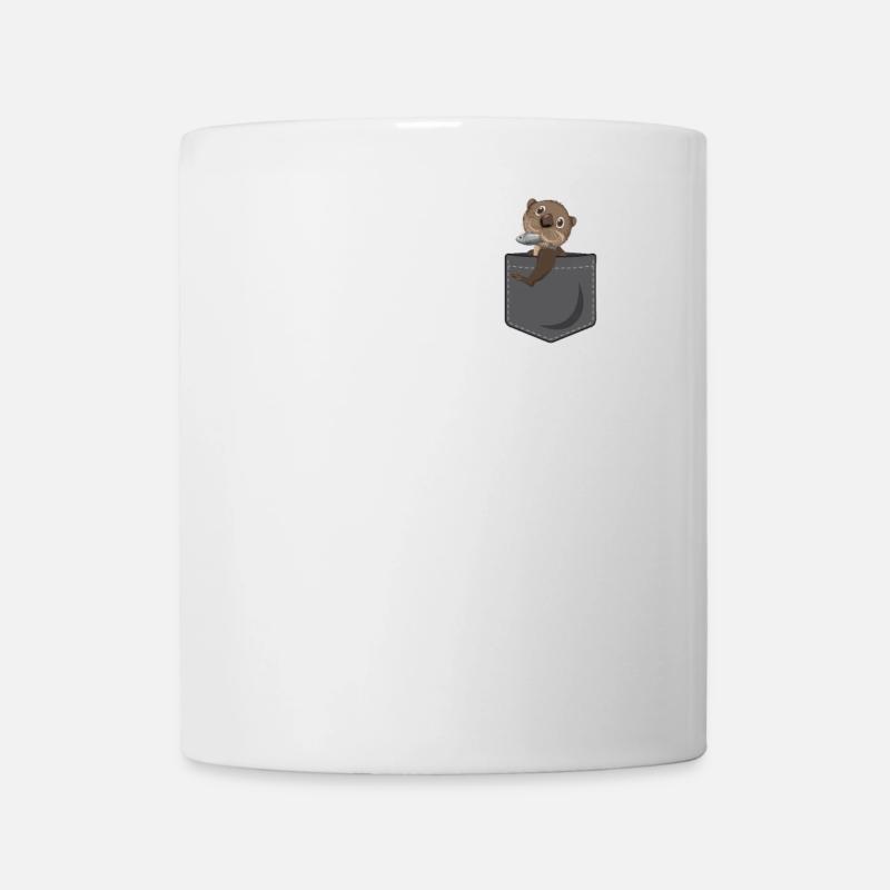 Otter Pocket - Tasse - Weiß