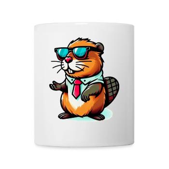 Beaver - Mug - white - Front