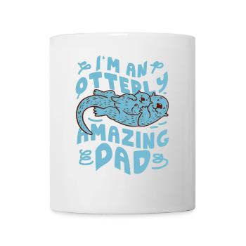 Otter Dad Pun I'm An Otterly - Tasse - Weiß - Vorne