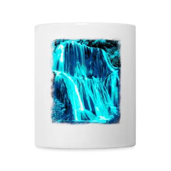 Wasserfall - Tasse - Weiß - Vorne