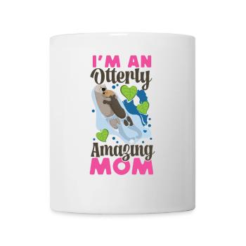 Otter Mom Pun I'm An Otterly - Tasse - Weiß - Vorne