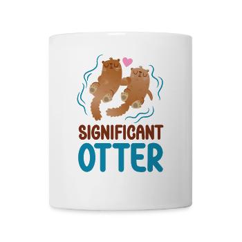 Otter Pun Significant Otter - Tasse - Weiß - Vorne