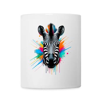 Zebra - Tasse - Weiß - Vorne