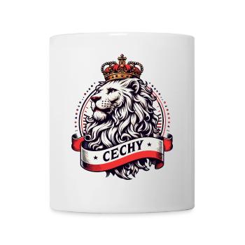 Cechy Böhmen Tschechien Löwe Flagge Geschenk - Tasse - Weiß - Vorne