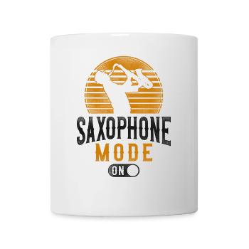 Saxophone Saxophone Mode On - Mug - white - Front