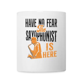 Les saxophones n’ont pas peur de la - Mug blanc - blanc - Devant